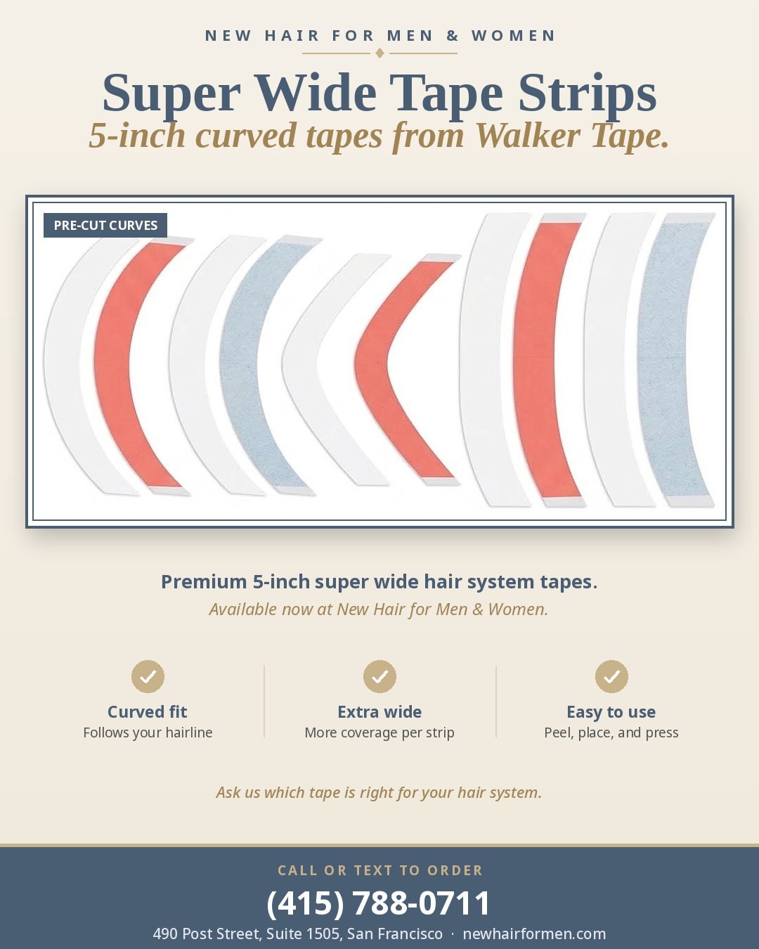 Walker Tape 5'' Contour